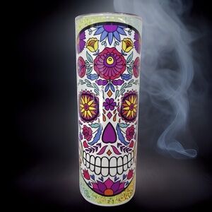 Colorful Sugar Skull Tumbler